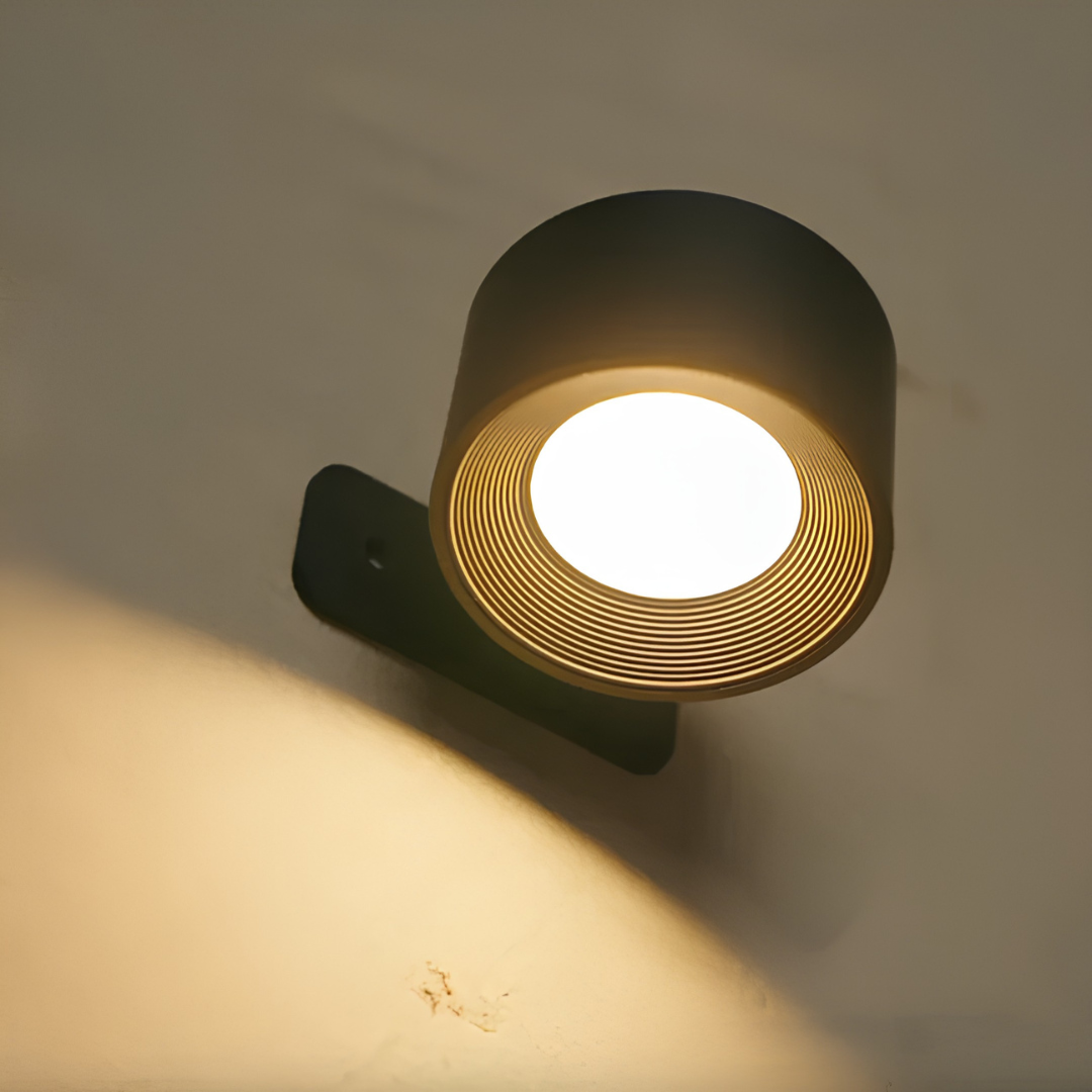 Full contents of the magnetic wall light kit including bracket and remote