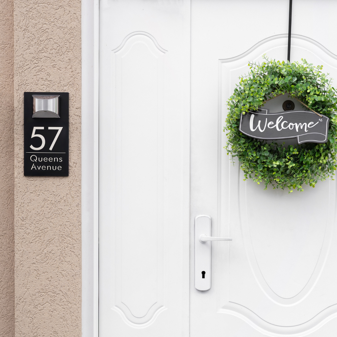 WhareLite™ | Personalized Address Plaque