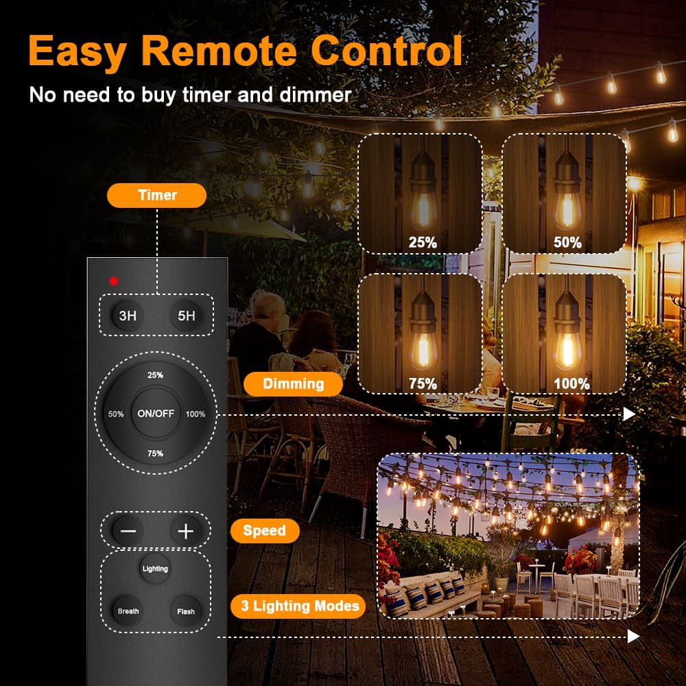 LumaFest™ | Solar Festoon Lights
